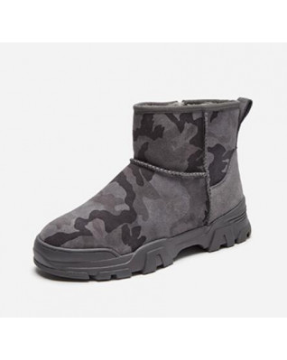 Winter fashion plus fleece thick bottom trendy snow boots