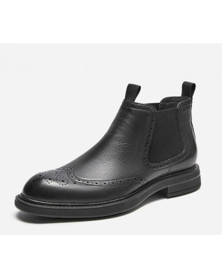 Winter fashion trend all-match simple Chelsea boots