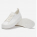 All-match lace-up white shoes trendy thick-soled canvas shoes