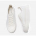 All-match lace-up white shoes trendy thick-soled canvas shoes