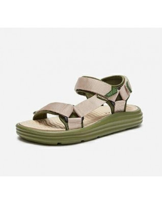 Fashion Casual Velcro Breathable Solid Color Sandals
