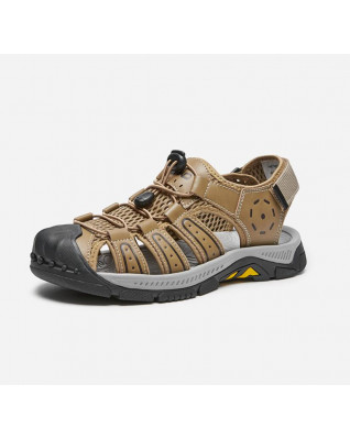 Fashion round toe trend simple flat all-match sandals