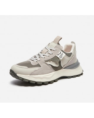 Fashion lace-up color matching retro trendy breathable sneakers