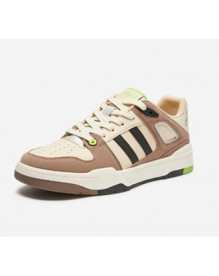 Fashionable round toe color-block lace-up sneakers