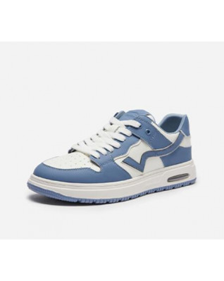 Fashionable round toe lace-up platform shoes